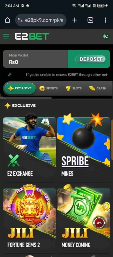 E2bet Game