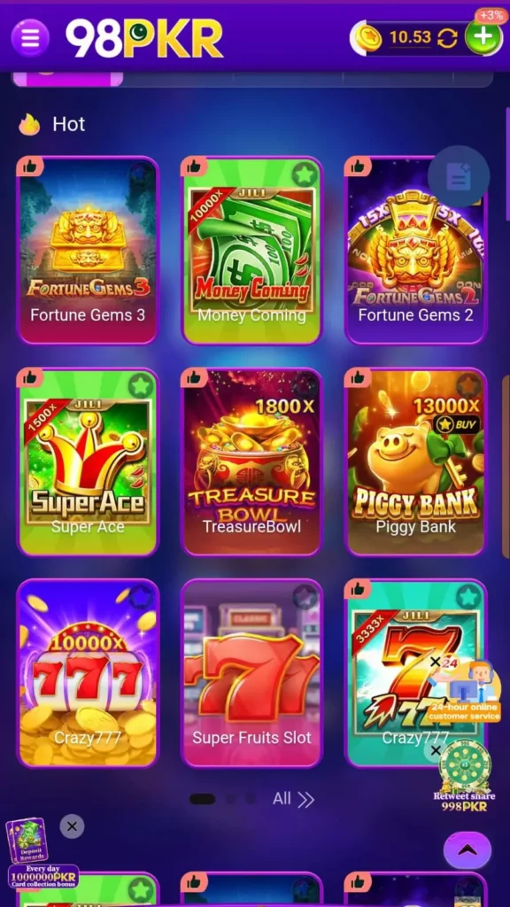 98PKR Game